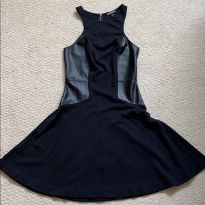 Express Black Skater Dress, size 2